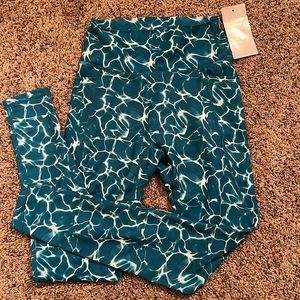 BuffBunny Printed Leggings • High Waisted Ankle Length • Side Pockets • BNWT